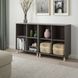 IKEA Комбінація шафа на ніжках темно-сіра/дерево EKET, 193.861.01 19386101 фото 1