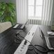 IKEA Стол для переговоров, шпон ясеня, мориленный черно/белый MITTZON, 595.333.98 59533398 фото 6