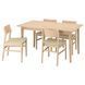 IKEA Стіл та 4 стільці, шпон світлий бук/світлий бук SKANSN&Auml;S / SKANSN&Auml;S, 795.615.21 79561521 фото 1