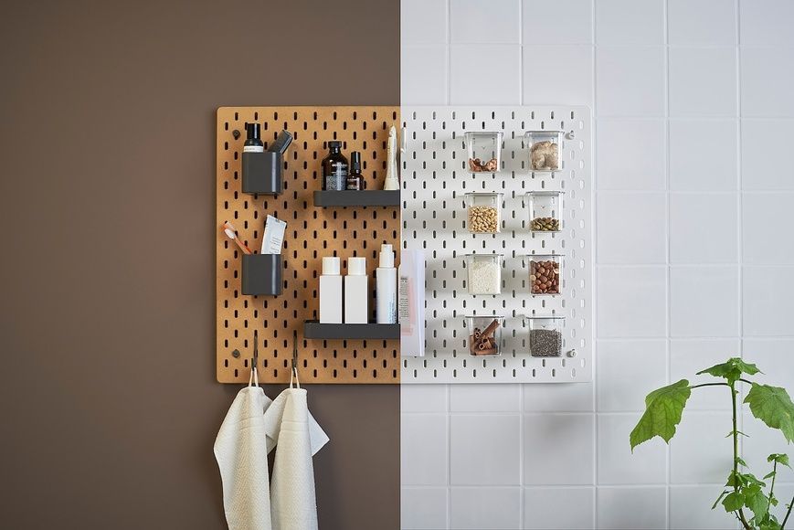 IKEA Перфорированная доска, дерево SK&Aring;DIS, 703.471.73 70347173 фото