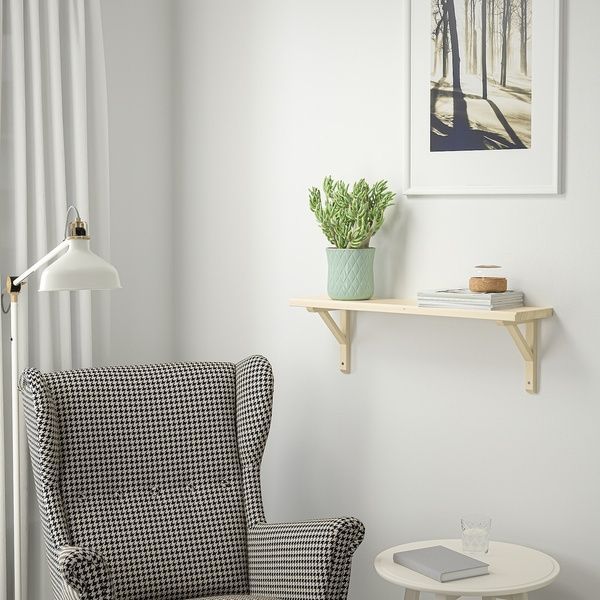IKEA Полка настенная, осина TRANHULT / SANDSHULT, 693.260.96 69326096 фото