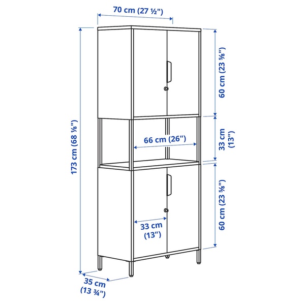 IKEA TROTTEN (ІKEA ТРОТТЕН), Шафа/двері, біла, 70x173 см, 304.747.66 30474766 фото