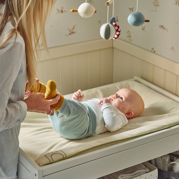 IKEA Чехол на коврик для пеленания, бежевый SK&Ouml;TSAM, 105.736.11 10573611 фото