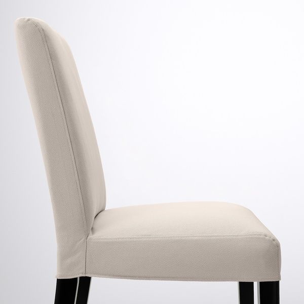 IKEA Крісло, чорний/Халларп бежевий BERGMUND, 293.880.67 29388067 фото
