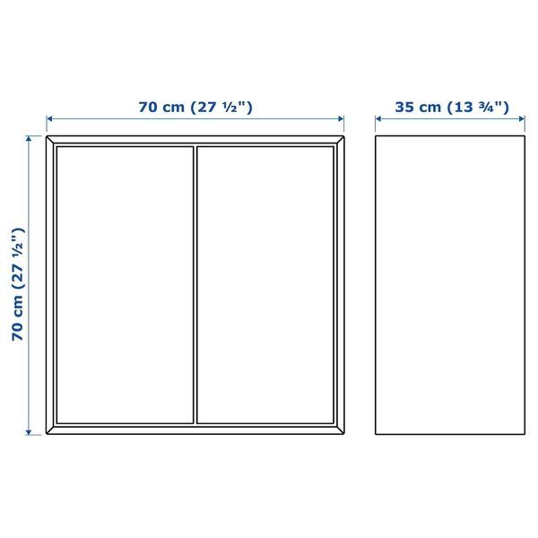 IKEA Полиця настінна, біла EKET, 894.352.21 89435221 фото