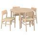 IKEA Стіл та 4 стільці, шпон світлий бук/світлий бук SKANSN&Auml;S / SKANSN&Auml;S, 295.614.82 29561482 фото 1
