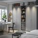 IKEA Гардероб комбінований темно сірий/сірий PAX / GULLABERG, 795.637.75 79563775 фото 2
