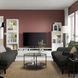 IKEA BESTA (ИКЕА БЕСТА), Комбинация ТВ/стекл дверцы, белый/Ханвикен белое прозрачное стекло, 300х42х193 см, 994.063.84 99406384 фото 3