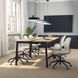 IKEA Стол для переговоров, дуб/черный шпон MITTZON, 995.334.00 99533400 фото 2