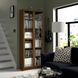 IKEA Книжный шкаф со стеклянными дверцами, коричневый орех BILLY / OXBERG, 394.833.18 39483318 фото 1