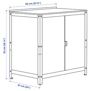 IKEA Кухонна острівна полиця, нержавіюча сталь GRILLSKÄR, 293.901.07 29390107 фото