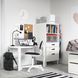 IKEA SMÅSTAD / PLATSA Книжкова шафа - біла / біла / з 3 ящиками 60x57x123 см, 493.878.06 49387806 фото 7