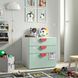IKEA Комод, 3 шухляди, білий/світло-зелений SM&Aring;STAD / PLATSA, 595.429.01 59542901 фото 2