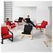 IKEA Крісло з низькою спинкою, червоний/чорний Vissle PO&Auml;NG, 995.515.78 99551578 фото 6
