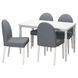 IKEA Стол и 4 стула, белый/Виссле серый DANDERYD / DANDERYD, 995.442.48 99544248 фото 2