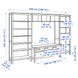 IKEA Модульна вітальня HEMNES (ІKEA ХЕМНЭС), Тумба під ТВ / шафа / вітрина / закрита полиця, 792.995.54 79299554 фото 4