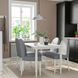 IKEA Стол и 4 стула, белый/Виссле серый DANDERYD / DANDERYD, 995.442.48 99544248 фото 1
