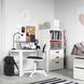 IKEA SMÅSTAD / PLATSA Книжкова шафа - біла / біла / з 3 ящиками 60x57x123 см, 493.878.06 49387806 фото 4