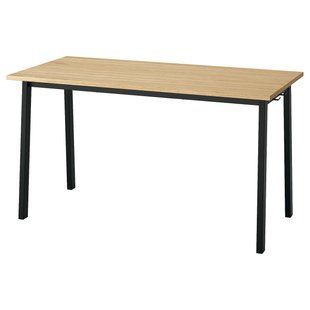 IKEA Конференц-стіл, дуб/чорний шпон MITTZON, 395.139.52 39513952 фото