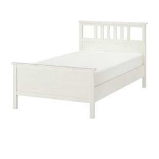 IKEA Каркас ліжка, біла морилка HEMNES, 802.495.58 80249558 фото