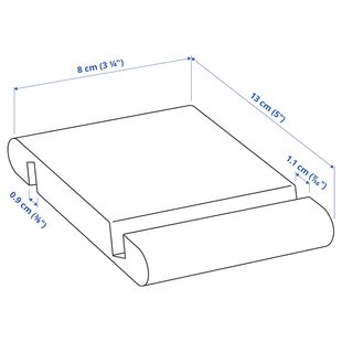 IKEA Підставка BERGENES (ІKEA BERGENES), Тримач для мобільного/планшет, бамбук, 104.579.99 10457999 фото