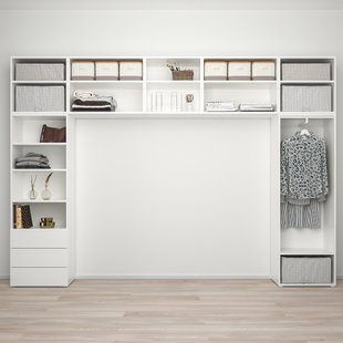 IKEA Шафа 8 дверей + 3 ящика, білий/Fonnes Sannidal PLATSA, 493.365.48 49336548 фото