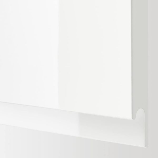IKEA Sz stj 3fr/2n/wd/h, белый/Воксторп глянцевый/белый METOD / MAXIMERA, 192.542.85 19254285 фото