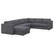 IKEA VIMLE (ИКЕА ВИМЛЕ), Чехол на угловой диван Chaise 5o, Gunnared средний серый, 293.995.65 29399565 фото 1