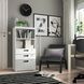 IKEA Книжкова шафа, біло-сірий/з 3 ящиками SM&Aring;STAD / PLATSA, 794.205.26 79420526 фото 7