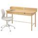 IKEA Письмовий стіл і стілець, бежевий/білий дуб RIDSP&Ouml; / L&Aring;NGFJ&Auml;LL, 695.026.74 69502674 фото 1