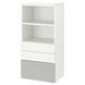 IKEA Книжкова шафа, біло-сірий/з 3 ящиками SM&Aring;STAD / PLATSA, 794.205.26 79420526 фото 2