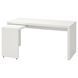 IKEA Письменный стол с выдвижной панелью, белый MALM, 702.141.92 70214192 фото 2