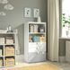 IKEA Книжкова шафа, біло-сірий/з 3 ящиками SM&Aring;STAD / PLATSA, 794.205.26 79420526 фото 1
