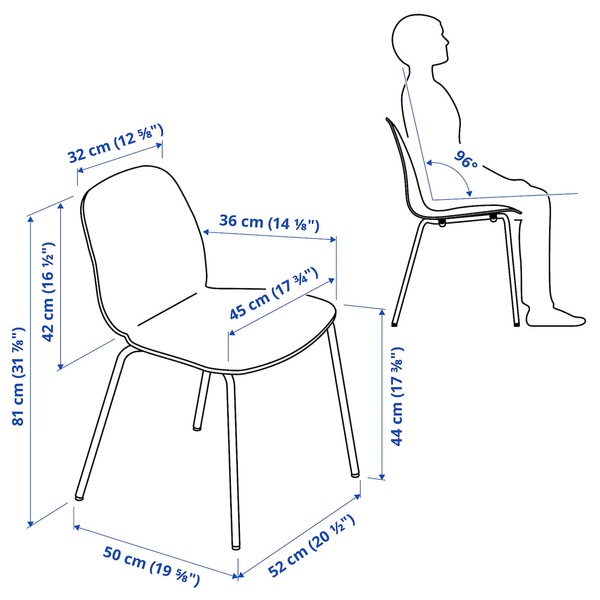 IKEA Стол и 2 стула, белый/белый белый EKEDALEN / LIDÅS, 595.703.81 59570381 фото