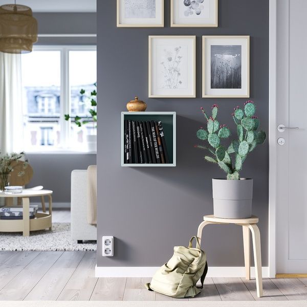 IKEA Навісна шафа, світло-сіро-блакитний EKET, 395.213.58 39521358 фото