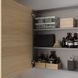 IKEA Навісна шафа 2 полиці/дверцята сірий/імітація. дуб ENHET, 093.236.56 09323656 фото 1