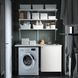 IKEA Книжкова шафа, антрацит/білий ENHET, 194.774.36 19477436 фото 1