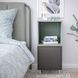 IKEA Шафа комбінована на ніжках темно-сіра світло-сіра блакитна/метал EKET, 795.217.14 79521714 фото 1