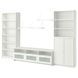 IKEA BILLY/BRIMNES (ІKEA БИЛЛИ/БРИМНС), Тумба під ТВ, білий, 340x41x202 см, 693.986.20 69398620 фото 2