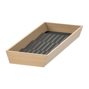 IKEA UPPDATERA (ИКЕА ОБНОВЛЕНИЕ), Поднос для специй, светлый бамбук/антрацит, 20 x 50 см, 694.327.80 69432780 фото