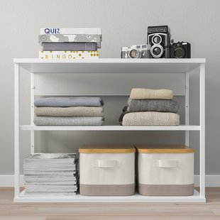 IKEA Стелаж PLATSA (ІKEA ПЛАТСА), Відкритий книжковий шафа, білий, 80x40x60 см, 704.525.50 70452550 фото