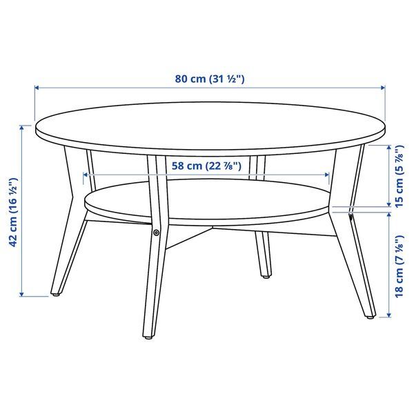 IKEA Стіл журнальний, дубовий шпон JAKOBSFORS, 905.001.21 90500121 фото