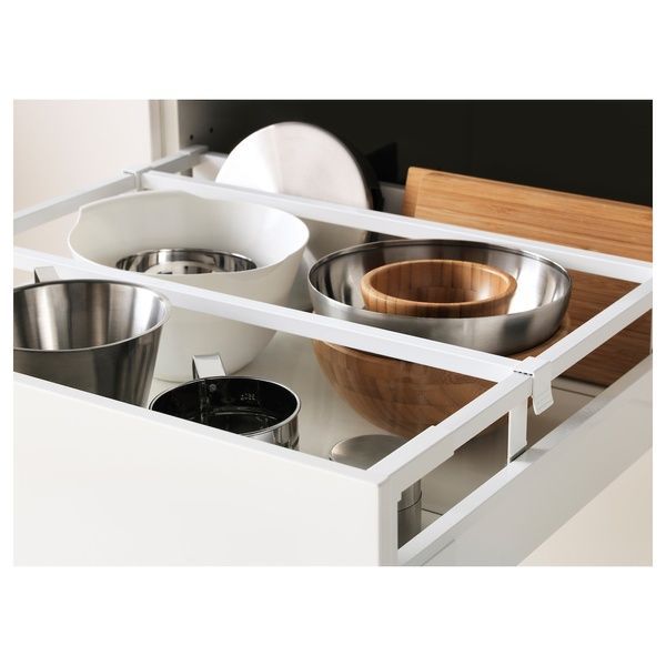 IKEA Висока шафа з висувними ящиками, білий/Ringhult білий METOD / MAXIMERA, 793.647.47 79364747 фото