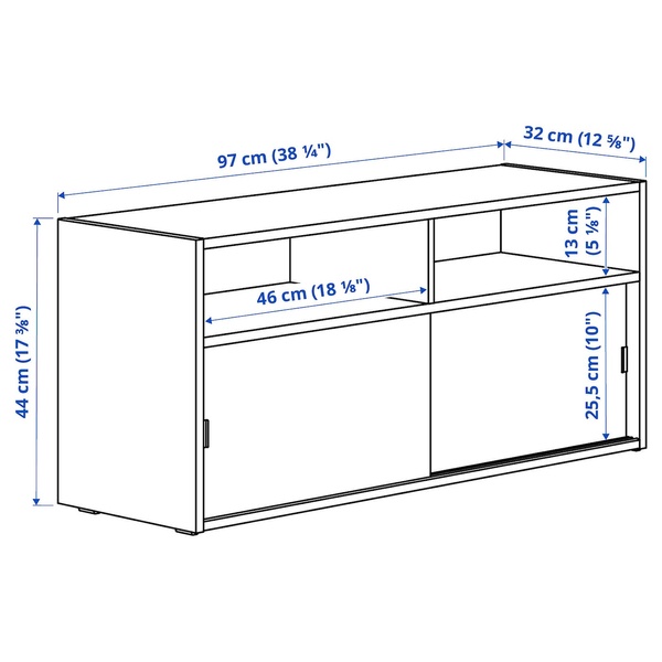 IKEA SPIKSMED (ИКЕА СПИКСМЕД), Тумба под ТВ, 157x32x97 см, 095.033.13 09503313 фото