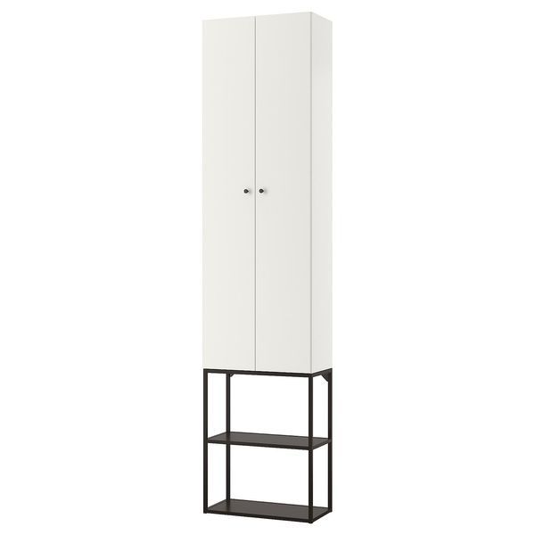 IKEA Книжкова шафа, антрацит/білий ENHET, 293.314.53 29331453 фото