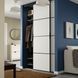 IKEA Комбінація розсувних дверей, чорний/2 сторони білі SKYTTA / MEHAMN, 894.995.76 89499576 фото 1