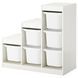 IKEA TROFAST (ИКЕА ТРОФАСТ), Полка с контейнерами, белая, 99х44х94 см., 795.333.40 79533340 фото 2