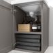 IKEA Шафа мийна з дверцятами/мийкою/краном, рама сіра/сіра ENHET / TV&Auml;LLEN, 095.577.06 09557706 фото 3