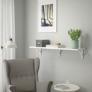 IKEA Полка TRANHULT / SANDSHULT (ИКЕА ТРАНГУЛЬТ / САНДСХУЛЬТ), Полка, белая, осина, 120x30 см, 593.260.87 59326087 фото