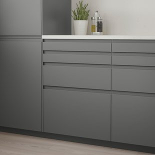 IKEA VOXTORP (ІKEA VOXTORP), Фронтальна панель ящика, темно-сірий, 60х40 см, 804.541.05 80454105 фото